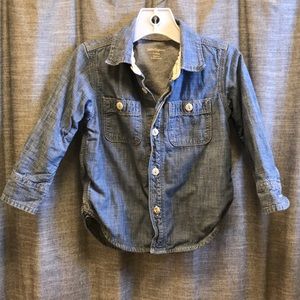 BabyGap lined button up